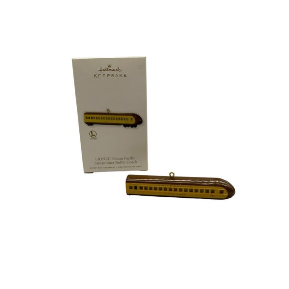 Hallmark Keepsake Lionel Union Pacific Streamliner Buffet Coach & Veranda Tender - Picture 6 of 11